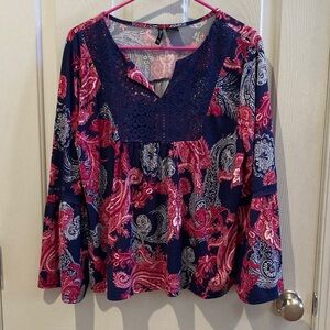 EUC New Directions Paisley Top